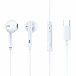 Mcdodo HP-7500 wired headphones, USB-C (white) kép