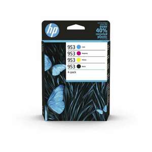 HP 953 tintapatron csomag fekete/cián/magenta/sárga (6ZC69AE) (6ZC69AE) kép