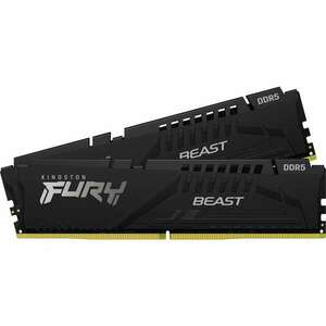 Kingston Fury Beast 64GB (2x32GB) DDR5 5200Mhz CL40-40-40 - Fekete (KF552C40BBK2-64) kép