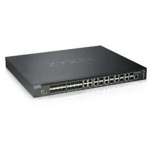 Zyxel XS3800-28 Vezérelt L2+ 10G Ethernet (100/1000/10000) Fekete (XS3800-28-ZZ0101F) kép