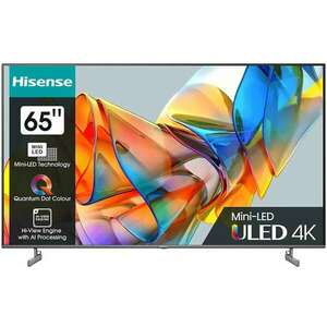 Hisense 65U6KQ 4K Ultra HD Mini-LED ULED Smart Televízió, 164 cm kép