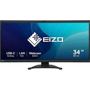 EIZO FlexScan EV3450XC-BK LED display 86, 6 cm (34.1") 3440 x 1440 pixelek UltraWide Quad HD Fekete (EV3450XC-BK) kép