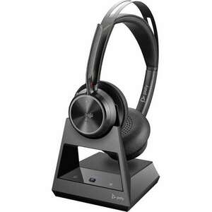 HP Poly Voyager Focus 2 Wireless Headset - Fekete (77Y90AA) kép