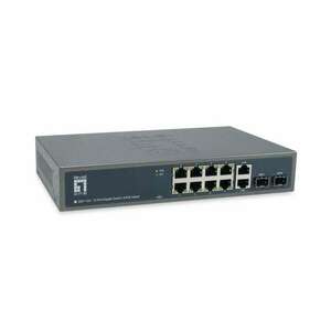 LevelOne GEP-1221 Gigabit PoE+ Switch kép