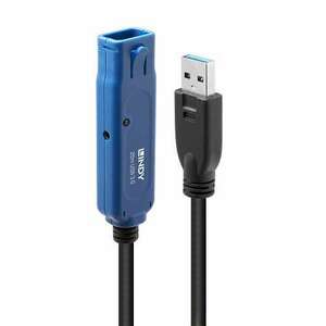 LINDY 20m USB 3.0 Active Extension Pro Black kép