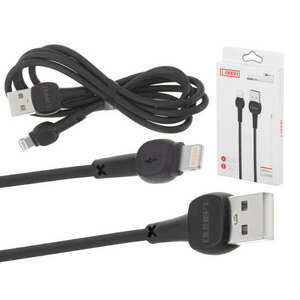 L-brno USB-Lightning kábel, 100cm, fekete kép