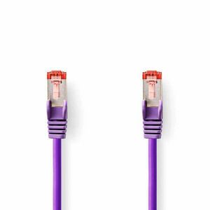 Cat 6 kábel | RJ45 Dugasz | RJ45 Dugasz | S/FTP | 2.00 m | Kerek | LSZH | Ibolya | Műanyag Zacskó kép