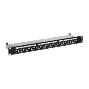 Patch Panel 1U'FTP cat6A'24 porturi RJ45 - ASYTECH Networking ASY-PP-FTP6A-24 kép