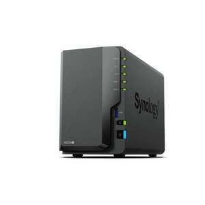 Synology nas 2 fiókos ds224+ intel celeron j4125 4x2ghz, 6gb ddr4, 2x1gbe, 2xusb3.2gen1 DS224+6GB kép