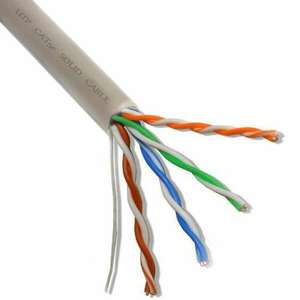 UTP kábel CAT5E RÉZ 0, 5mm 24AWG tekercs 100 méter ROVISION kép