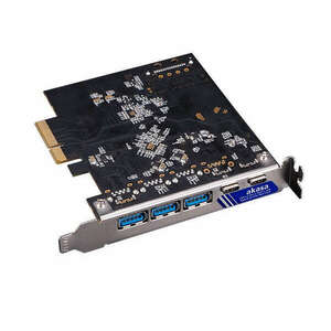 Akasa USB 3.2 Gen 2 2x Type-C 3x Type-A bővítő kártya PCI-E (AK-PCCU3-09) kép