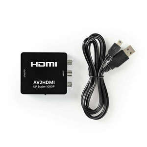 HDMI ™ Converter | 3x RCA Female | HDMI™ Kimenet | 1 irányú | 1080p | 1.65 Gbps | ABS | Antracit kép