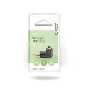 Nedis HDMI M/F adapter (CVGB34902BK) (CVGB34902BK) kép