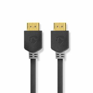 Nagy Sebességű HDMI ™ kábel Ethernet | HDMI™ Csatlakozó | HDMI™ Csatlakozó | 4K@60Hz | ARC | 18 Gbps | 0.50 m | Kerek | PVC | Antracit | Ablakos Doboz kép