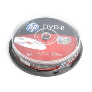 HP DVD-R lemez Hengerdoboz 10 db kép