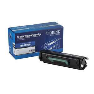 Lexmark E260/E260A21A/E260A31 (3500 lap) Orink fekete utángyártott toner kép