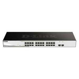 D-Link Switch 24x1000Mbps + 2xGigabit SFP Menedzselhető Rackes, DGS-1210-26/E kép