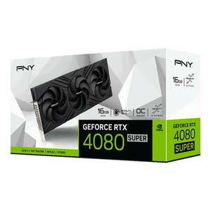 PNY RTX4080 SUPER - 16GB VERTO Overclocked Triple Fan DLSS 3 - VCG4080S16TFXPB1-O kép