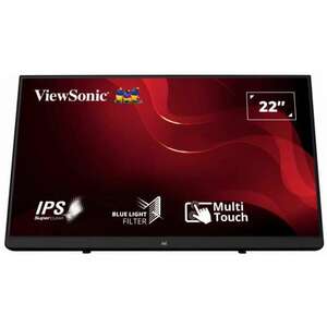 ViewSonic TD2230 LED monitor, 22", Touchscreen, Full HD, HDMI, Fekete kép