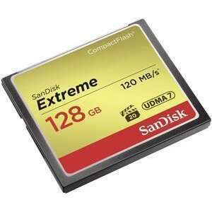 128GB Compact Flash Sandisk Extreme (SDCFXSB-128G-G46 / 124095) (SDCFXSB-128G-G46) kép