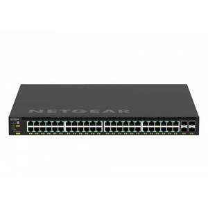 NETGEAR M4350-48G4XF Managed L3 Gigabit Ethernet (10/100/1000) PoE 1U Fekete switch kép