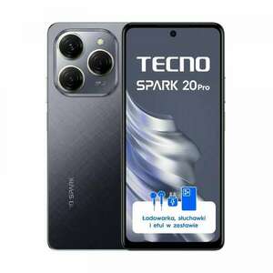 TECNO Mobile SPARK 20 Pro 17, 2 cm (6.78") Dual SIM Android 13 4G USB C-típus 12 GB 256 GB 5000 mAh Fekete kép