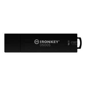 Kingston Technology IronKey D500S USB flash meghajtó 16 GB USB A típus 3.2 Gen 1 (3.1 Gen 1) Fekete kép