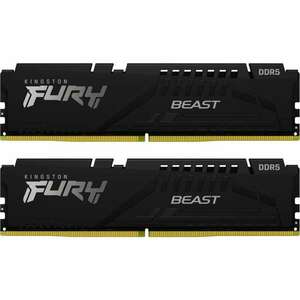 16GB 5600MHz DDR5 RAM Kingston Fury Beast CL36 (2x8GB) (KF556C36BBEK2-16) (KF556C36BBEK2-16) kép