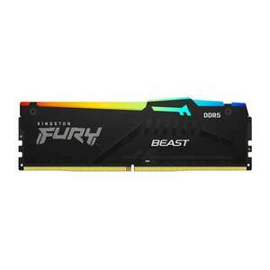 32GB 5600MHz DDR5 RAM Kingston Fury Beast RGB CL40 (KF556C40BBA-32) (KF556C40BBA-32) kép