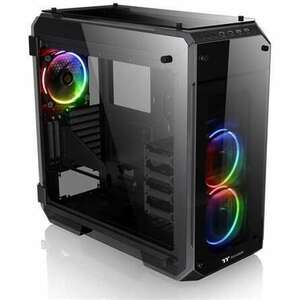 Thermaltake View 71 Tempered Glass RGB Edition táp nélküli ATX számítógépház fekete (CA-1I7-00F1WN-01) kép