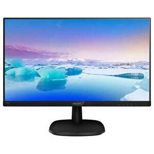 Philips 243V7QDAB LED monitor, 23, 8" IPS, Full HD, HMDI, VGA, DVI, fekete kép