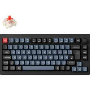 Keychron V1 Max (Gateron Jupiter Red Switch) Wireless Mechanikus Gaming Billentyűzet - Német kép