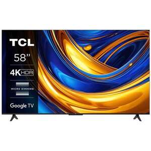 TCL 58P655 Smart LED Televízió, 146 cm, 4K, UHD, HDR, Google TV kép