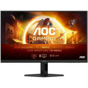 Aoc gaming IPS Monitor 23.8" 24G4XE, 180hz, 1920x1080, 16: 9, 300cd/m2, 1ms, 2xhdmi/displayport, hangszóró kép