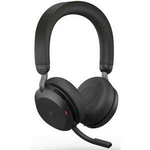 Jabra Evolve2 75 UC Stereo Wireless Headset + Charging Stand Black 27599-989-989 kép