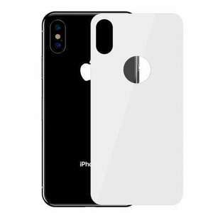 Baseus iPhone Xs 0.3 mm Full coverage curved T-Glass rear Protector White(SGAPIPH58-BM02) (SGAPIPH58-BM02) kép