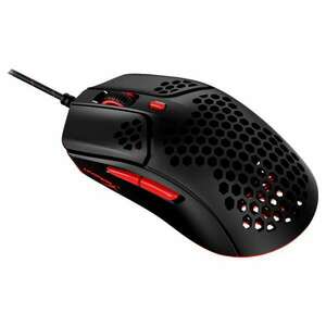 HP HYPERX 4P5E3AA HYPERX Vezetékes Egér Pulsefire Haste - Gaming Egér Black-Red, HMSH1-A-RD/G kép