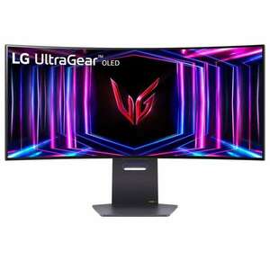 LG 34'' 34GS95QE-B ívelt UltraGear™ QHD 21: 9 240 Hz-es Gaming OLED Monitor (34GS95QE-B.AEU) kép