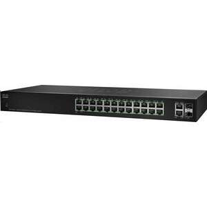 Cisco SF112-24 24 port 10/100Mbps asztali Switch Gigabit Uplink porttal kép