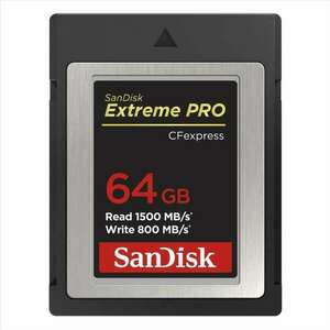 Sandisk Extreme 64GB CF express Pro Type-B memórikártya kép