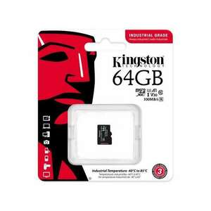 Kingston 64GB SD micro Industrial (SDXC Class 10 A1) (SDCIT2/64GBSP) memória kártya kép