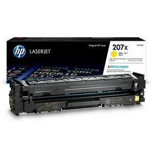 HP 207X nagy kapacitású LaserJet tonerkazetta sárga (W2212X) kép