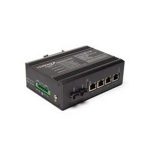 LinkEasy ipari PoE switch 2xGbE SFP+4x10/100/1000BaseTX 802.3at kép