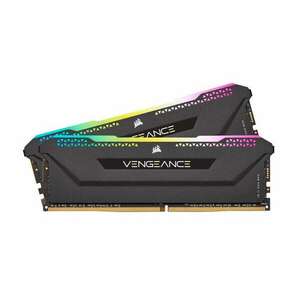 32GB 3200MHz DDR4 RAM Corsair Vengeance RGB Pro SL CL16 Black (2x16GB) (CMH32GX4M2E3200C16) kép