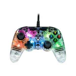 Nacon 2808488 Pro Compact Xbox Series vezetékes átlátszó RGB kontroller kép