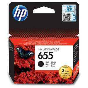 Hp patron no 655 fekete tintapatron ink advantage CZ109AE kép