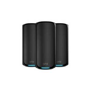 NETGEAR Orbi 970 Series Quad-Band WiFi 7, 3-Pack Quad-band (2.4 GHz / 5 GHz-1 / 5 GHz-2 / 6 GHz) Wi-Fi 6 (802.11ax) Fekete Belső kép