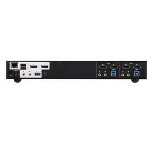 ATEN KVMP Switch USB 3.2 Gen1, 4K DisplayPort, Dual Display, 2 port (CS1942DP-AT-G) kép