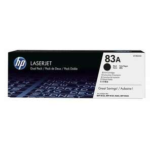 HP CF283AD 2-pack fekete toner (83A) (CF283AD) kép