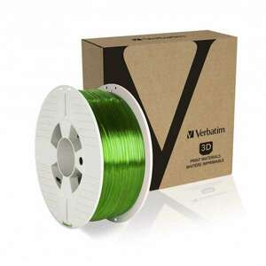 Verbatim PET-G filament 1.75mm, 1kg áttetsző zöld (55057) (vm55057) kép